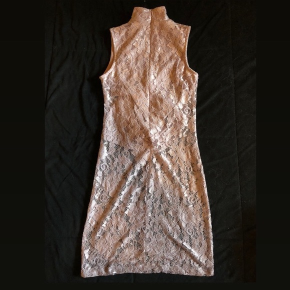 Lilac Lace Choker Dress - Picture 2 of 3